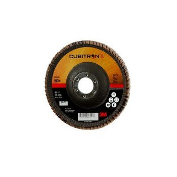 3M Cubitron II 967A Type 29 Flap Disc 86717 - Ceramic Precision-Shaped Grain - 5 in - 60+ - Medium