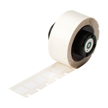 Picture of Brady White Polyester Thermal Transfer PTL-3-423 Die-Cut Thermal Transfer Printer Label Roll (Main product image)