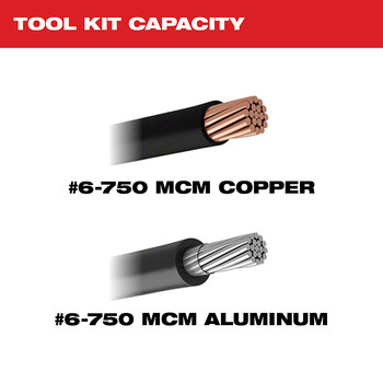 Milwaukee M18 FORCE LOGIC 2877-22 Dieless Crimper - 18.9 in - 02070