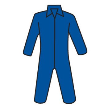 Picture of West Chester U1100B Blue 3XL Polypropylene Disposable General Purpose & Work Coveralls (Main product image)