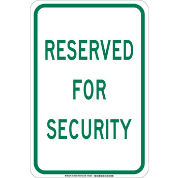 Picture of Brady B-401 High Impact Polystyrene Rectangle White English Parking Restriction, Permission & Information Sign part number 129604 (Main product image)