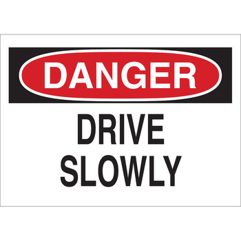 Picture of Brady B-120 Fiberglass Reinforced Polyester Rectangle White English Stop Signs, Traffic Control Signs & Banners Sign part number 69176 (Main product image)