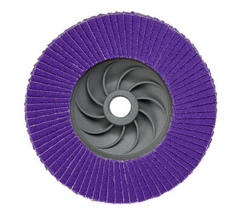 3M 769F Type 27 Flap Disc 88511 - Ceramic Precision-Shaped Grain - 4 1/2 in - 60+