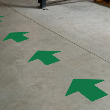 Brady ToughStripe Max Green Floor Marking Tape - 2 in Width x 5 in Length - 22 mil Thick - 62999