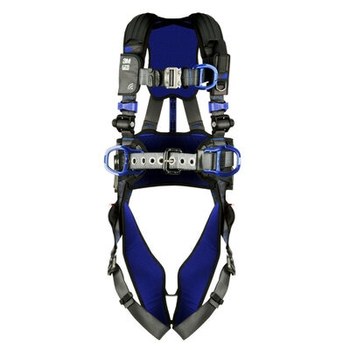 Picture of DBI-SALA ExoFit X300 1403105 Gray Large Construction-Style Back, Hip, Leg Padding Body Harness (Main product image)