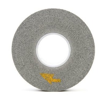 3M Scotch-Brite XP-WL Convolute Silicon Carbide Hard Deburring Wheel - Fine Grade - Arbor Attachment - 8 in Diameter - 3 in Center Hole - 2 in Thickness - 60444