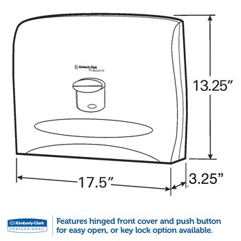 Kimberly-Clark 09506 Toilet Seat Cover Dispenser, Gray | RSHughes.com