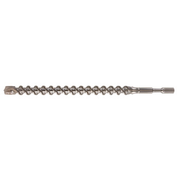 Milwaukee 1 in Hammer Drill Bit 48 20 4370 16 in Overall Length 4 in Flute Carbide Tipped Spline Shank RSHughes