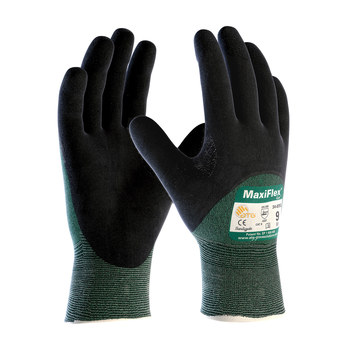Picture of PIP ATG MaxiFlex Cut 34-8753 Green/Black Medium Yarn/Fibers Cut & Puncture-Resistant Gloves (Main product image)