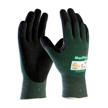 Picture of PIP MaxiFlex 34-8743 Green/Black 2XL Engineered Yarn Cut-Resistant Glove (Main product image)