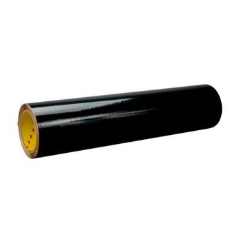 3M Flexomount 413DL Black Flexographic Plate Mounting Tape - 7 1/5 in Width x 36 yd Length - 0.015 in Thick - Kraft Paper Liner - 95918
