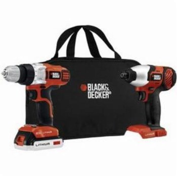 BLACK+DECKER 20V MAX Cordless Drill Combo Kit, 2-Tool (BDCD220IA-1