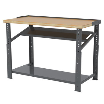 Picture of Akro-Mils RHWB3060GA RHWB Adjustable Gray Powder Coated 12 ga Adjustable Height Work Bench (Main product image)