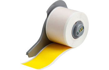 Picture of Brady Yellow Self-Extinguishing Polyimide Thermal Transfer M71C-1500-472-YL Continuous Thermal Transfer Printer Label Roll (Main product image)