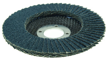 Weiler Wolverine Type 27 Flap Disc 31401 - Zirconium - 4-1/2 in - 36 - Very Coarse