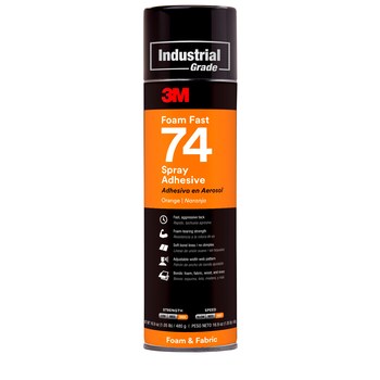 3M 7000023925 Spray Adhesive 82242, 16.9 fl oz Can, Orange