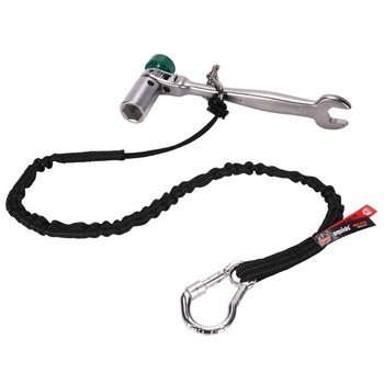 Ergodyne Squids 3100 Lanyard 19002, 35 to 42 in, Black