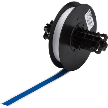 Picture of Brady Blue Indoor / Outdoor Vinyl Thermal Transfer 113211 Continuous Thermal Transfer Printer Label Roll (Main product image)