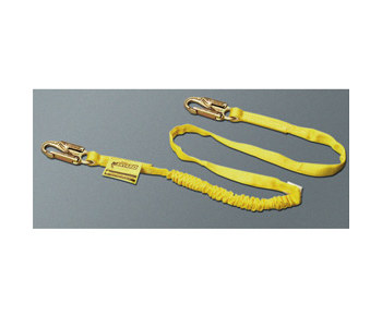 Picture of Miller Manyard 216WLS Yellow Polyester Webbing Shock-Absorbing Lanyard (Main product image)