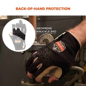 Ergodyne Proflex 720LTR Black Small Cut-Resistant Gloves - 17152