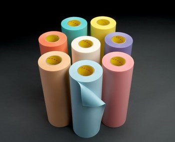 3M Cushion-Mount E1515 Purple Flexographic Plate Mounting Tape - 24 in Width x 25 yd Length - 0.015 in Thick - Film Liner - 74861