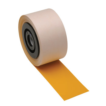 Picture of Brady Yellow Indoor / Outdoor Vinyl Thermal Transfer 120855 Continuous Thermal Transfer Printer Label Roll (Main product image)