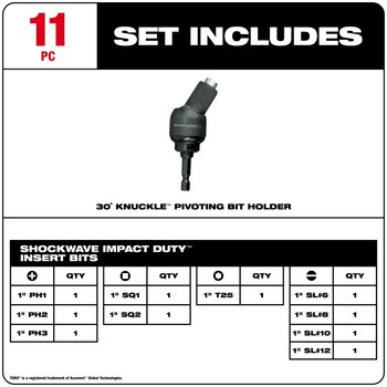 Milwaukee SHOCKWAVE Bit Tip Holder 48-32-2301 - Steel - 26958