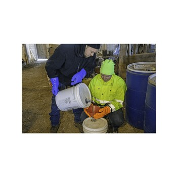 Global Glove GLO-HS2 High-Visibility Orange Sun Hat - GLO-H4
