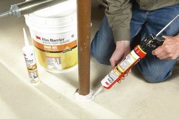 3M 1000 NS Firestop Sealant Gray Paste 10.1 fl oz Cartridge - 11535