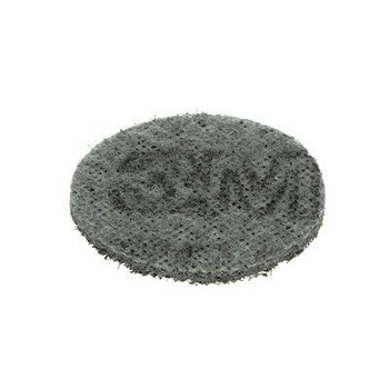 3M Scotch-Brite SC-DH Non-Woven Silicon Carbide Gray Hook & Loop Disc - Super Fine - 2 in Diameter - 04127
