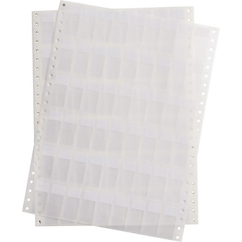 Picture of Brady Datab Clear / White Self-Extinguishing, Self-Laminating, Write-On Vinyl Dot Matrix DAT-36-292-1 Dot Matrix Printer Label (Main product image)