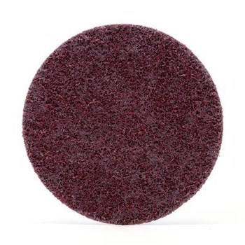 3M Scotch-Brite GB-DH Non-Woven Ceramic Aluminum Oxide Deburring Disc - Coarse Grade - Hook & Loop Attachment - 4 1/2 in Diameter - 60335