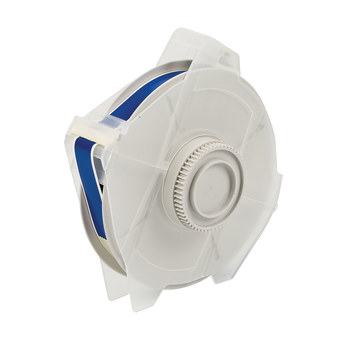 Picture of Brady Blue Indoor / Outdoor Vinyl Thermal Transfer 113130 Continuous Thermal Transfer Printer Label Roll (Main product image)