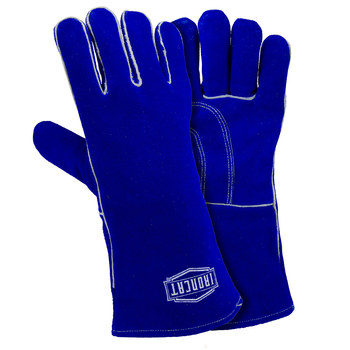 Picture of West Chester 9050 Blue Large (Left Hand Only) Leather Split Cowhide Welding Glove (Main product image)