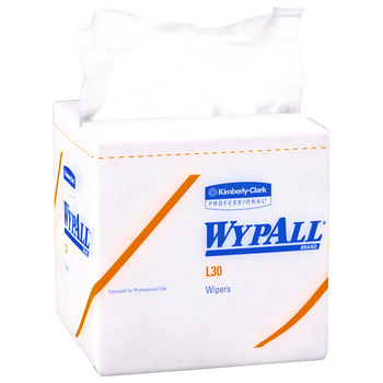 WYPALL L30 WIPER 1/4FOLD 12.5X12 WHITE