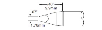 Picture of Metcal Smartheat - SSC-637A Soldering Cartridge (Main product image)
