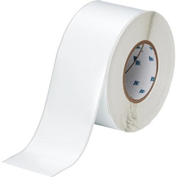 Picture of Brady White Indoor / Outdoor Polyester Thermal Transfer THT-21-8591-WT Continuous Thermal Transfer Label Roll (Main product image)