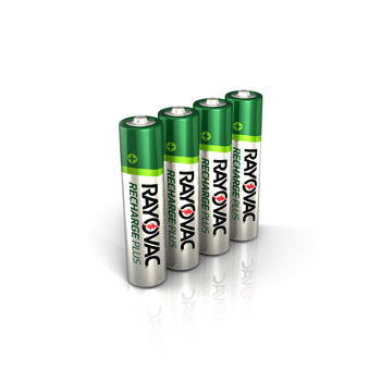 Rayovac Recharge Plus PL724-4 GENE Standard Battery - AAA - NiMH - 51978