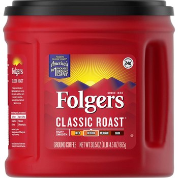 folgers serving size