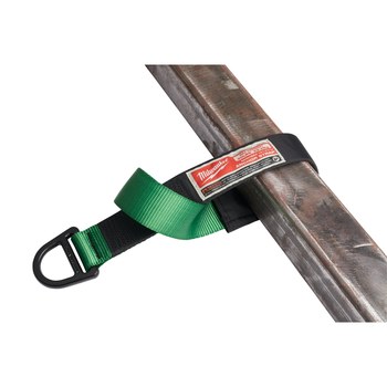 Milwaukee Anchor Strap 48-22-8855, 2.75 in x 26 in, Nylon/Rubber, Black/Green - 54411