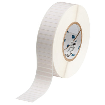 Picture of Brady White Polyimide Thermal Transfer THT-44-497-10 Die-Cut Thermal Transfer Printer Label Roll (Main product image)