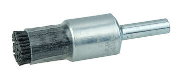 Weiler Burr-Rx Nylon Cup Brush - Shank Attachment - 1/2 in Diameter - 0.026 in Bristle Diameter - 86100