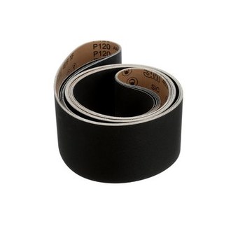 3M 461F Sanding Belt 27471 - 6 in x 189 in - Silicon Carbide - P120 - Fine