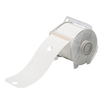 Picture of Brady White Outdoor Polyester Thermal Transfer 121546 Continuous Thermal Transfer Printer Label Roll (Main product image)