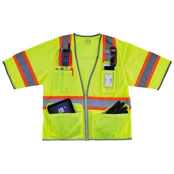 Ergodyne GloWear High-Visibility Vest 8346Z 24165 - Size Large/XL - Lime