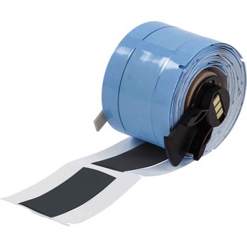 Picture of Brady PermaSleeve Black Polyolefin Thermal Transfer M6-375-2-342-BK-R Heat Shrink Wire & Cable Labels (Main product image)
