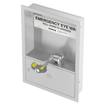 Picture of Bradley Halo Stainless Steel (Cabinet) Plumbed Eyewash Station (Main product image)