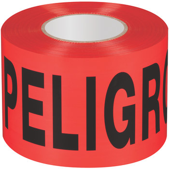 Shurtape BT 100 Red Barricade Tape - 3 in Width x 1000 ft Length - 2 - 3 mil Thick - SHURTAPE 232532
