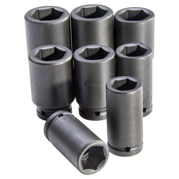 Proto J73102 6 Point Deep Impact Socket Set - 3/4 in Drive - 12536