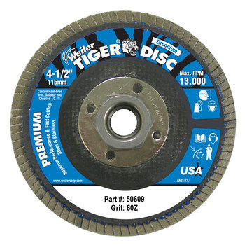 Picture of Weiler Tiger Flap Disc 50609 (Main product image)